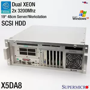 19 " Siemens Supermicro X5DA8 Double Xeon Ordinateur Serveur Poste 36GB SCSI 320 - Foto 1 di 9