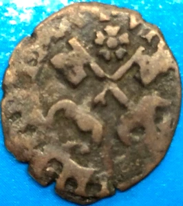 Vatikan Quattrino Urban VIII (Maffeo Barberini 1623-1644) Avignon Kupfer RAR - Bild 1 von 7