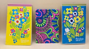 Vintage (LOT OF 3) 60s WESTAB Floral Bridge Score Pads, USED - Picture 1 of 10
