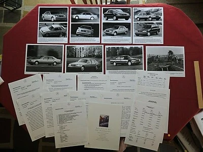 1995 MERCEDES-BENZ SL 500 600 S 320 420 500 E320 E420 PRESS KIT BROCHURES MINT - Image 1 of 4