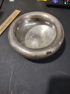 Greek Ept Xeipos Sterling .925 Bowl 6.5” Hand Hammered Candy Dish 10.5 Troy Oz - Picture 1 of 12