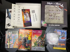 Might And Magic World Of Xeen Big Box PC + CLUE BOOKS 1994 - Picture 1 of 24
