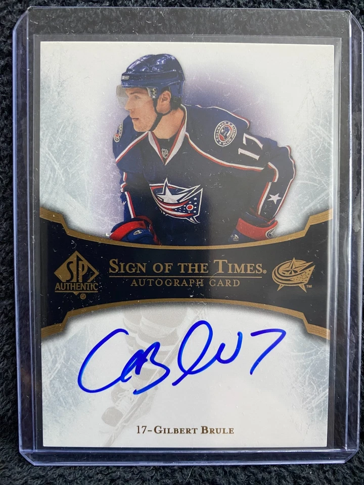 2007-08 SP Authentic - Sign of the Times - #ST-GB Gilbert Brule - Image 1 of 2