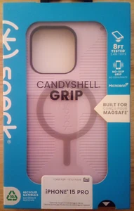 NUEVO Estuche Speck Candyshell Grip MagSafe Apple iPhone 15 Pro. Lila - Imagen 1 de 2