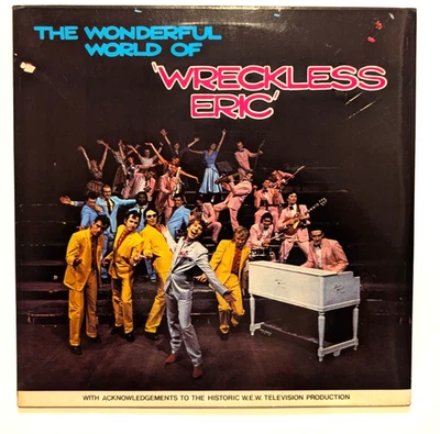 The Wonderful World of Wreckless Eric LP UK Stiff Greenreen Vinyl VG+/EX - Imagem 1 de 4