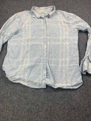 Mountain Khakis Shirt Womens Small Blue Plaid Long Sleeve Button Up Casual - Image 1 of 4