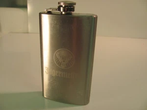 Jägermeister Stainless Steel Flask 6 oz. - Picture 1 of 8
