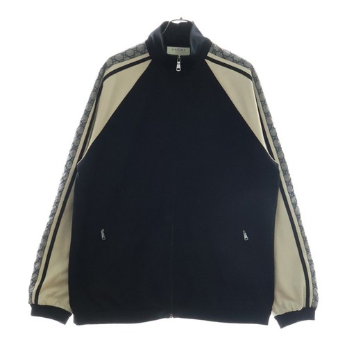 GUCCI Giacca Maglia Tecnica GG Supreme Track Nera 545601 Usata 9cd8632a666705f