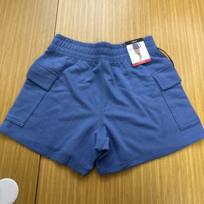 DKNY Women's Terry Cargo Short Size XS Blue - Image 1 of 4
