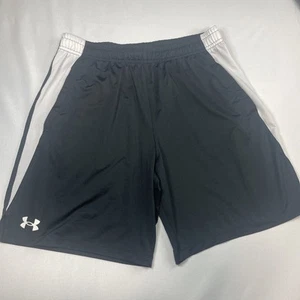 Under Armour Youth Size XL YXL Ultimate Black Athletic Shorts NWT - Picture 1 of 4