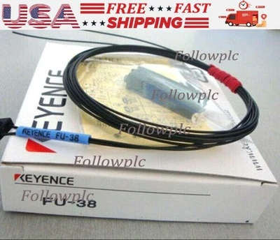 KEYENCE FU-38 Fiber Optic Sensor NewKD  US Free TAX - Image 1 of 4