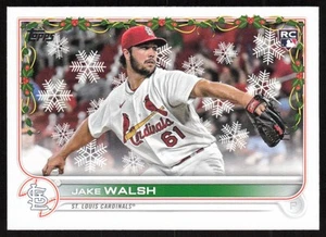 2022 Topps Holiday Jake Walsh #HW42 Rookie St. Louis Cardinals - Picture 1 of 2