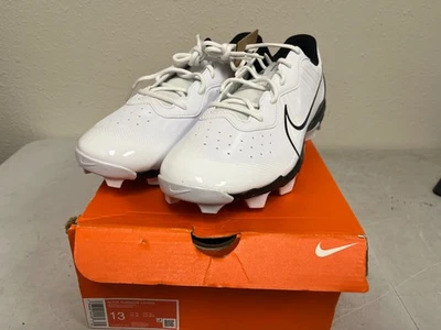 Nike Alpha Huarache 4 Keystone Baseball Cleat White Black DJ6524-101 Men Size 13 - Image 1 of 4