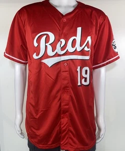 Maglia Baseball Joey Votto #19 Cincinnati Reds Poliestere Taglia XL Collezione Fan - Foto 1 di 5