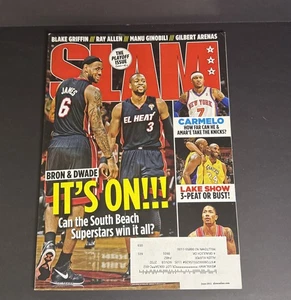SLAM #148 June 2011 Lebron James / Dwyane Wade w/ Label w/ Poster - Picture 1 of 2