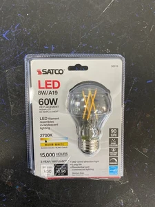 Satco S8616 Medium Bulb in Light Finish, 4.13 inches, Unknown, Clear - Picture 1 of 1