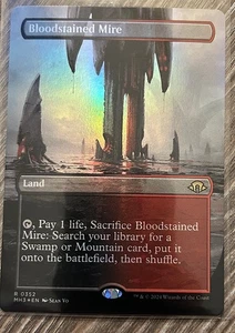 Bloodstained Mire (Borderless) Modern Horizons 3 Foil 352 - Picture 1 of 1