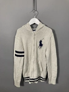 RALPH LAUREN FULL ZIP Hoodie - Age 10/12yrs M - Grey - Great Condition - Boy’s - Picture 1 of 6