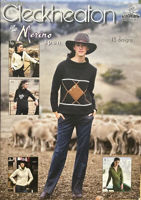Cleckheaton Merino Spun Knitting Book No. 953, 13 Designs for Women - Image 1 of 4