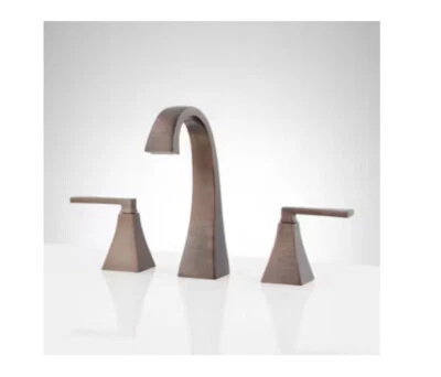 Signature Hardware Vilamonte 2Handle Widespread Bathroom Faucet, Oil Rubbed Bron - Image 1 of 3