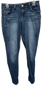 1822 Denim Women's Adrianna High Rise Jeans Size 8 Blue Stretch - Picture 1 of 7