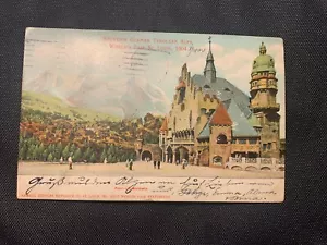 St. Louis Missouri Postcard German Tyrolean Alps Worlds Fair Luchow Faust c1904 - Picture 1 of 2