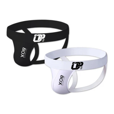 Paquete de 2 correas deportivas para hombre ropa interior bolsa correa deportiva sin espalda Foto 1 de 4