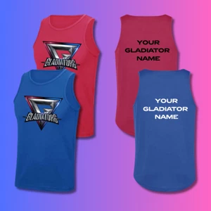Custom Gladiators Fancy Dress Vest – Personalised Stag, Hen & Party Gear! - Picture 1 of 3