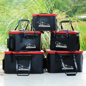 Folding Fishing Bucket EVA Thickening Fish Bucket Portable Water Tank Fish Box - Picture 1 of 25