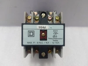 Square D 8501 Industrial Control Relay Type X0 40 - Picture 1 of 8