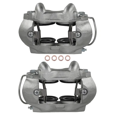 Par de pinzas de freno delanteras de 4 pistones para Ford Mustang 2,8 L 3,3 L 4,7 L 1965-1966 Foto 1 de 4