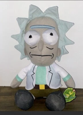 Rick and Morty 2018, Rick de Pelúcia 15” Licença Oficial de Fábrica de Brinquedos - Novo com etiquetas, Novo - Imagem 1 de 3