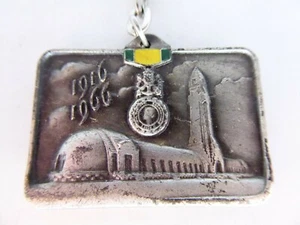 Porte-Clés Key Ring XXXI Congrès National des Médaillés Militaires 1966 Verdun 2 - Picture 1 of 7