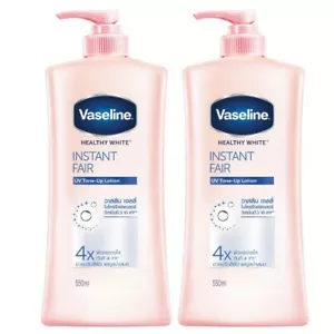 2x18.6oz Body Lotion Vaseline Healthy White Instant Fair SPF24 Moisturizer UV - Picture 1 of 8