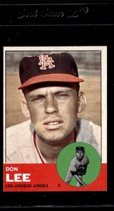 1963 Topps #372 Don Lee VG-B106R1