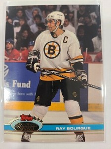 1991 Topps Stadium Club RAY BOURQUE #233 HOF Boston Bruins RARE