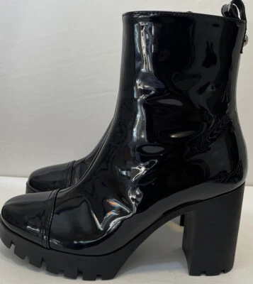 Giuseppe Zanotti Negro Charol Plataforma Suela Botines NUEVO Talla 40 Foto 1 de 4