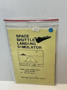 Vintage Apple II Harvey's Space Ship Repair Space Shuttle Landing Simulator - Picture 1 of 8