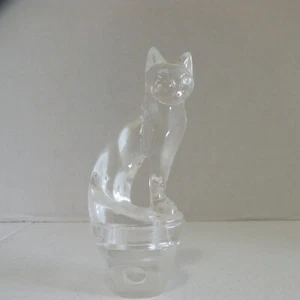 Gato Gatito Vintage Acrílico Transparente Decorativo Noche Ligero Solo Tono - Imagen 1 de 10