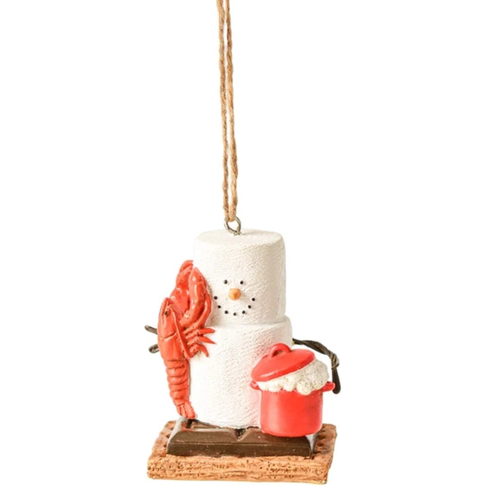 Ganz MX179697 S'Mores Lobster Hanging Ornament 2.63 Inches Height Multicolor
