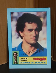 ADESIVO CARTOLINA INTREPIDO SPORT CLAUDIO GENTILE CAMPIONE DEL MONDO '82 - Bild 1 von 2
