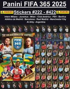 Pegatinas Panini FIFA 365 2025 #222 - #422 - Imagen 1 de 201