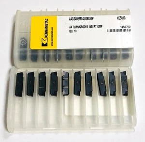 KENNAMETAL A4G0405M04U08GMP KC5010 ORIGINALE MADE IN GERMANY NUOVO 10 pezzi. - Foto 1 di 3