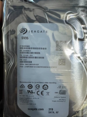 For Seagate Surveillance ST3000VX000 VS35 3.5" 3TB 64MB 7200RPM SATA3 Desktop - Image 1 of 2