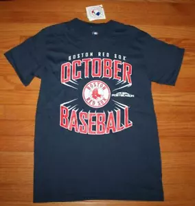 NWT Mens Boston Red Sox T-Shirt 2018 World Series Champions October Baseball *W7 - Picture 1 of 5