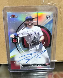 2023 Topps Finest JOSH SMITH refractor automático Texas Rangers 🙂 - Imagen 1 de 5