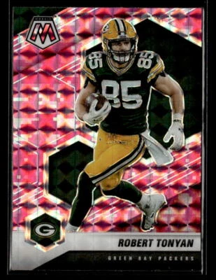 Robert Tonyan 2021 Panini Mosaic #83 Prizm Camo Pink Green Bay Packers - Image 1 of 2
