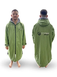 Abito da cambio a secco impermeabile Hyper Wake - verde - poncho surf e nuoto - Foto 1 di 5