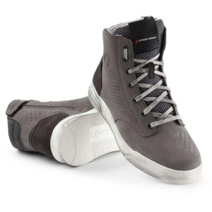 SCARPE MOTO FORMA CITY FLOW ZIP PELLE GRIGIO TRAFORATI TG 41 - Foto 1 di 4