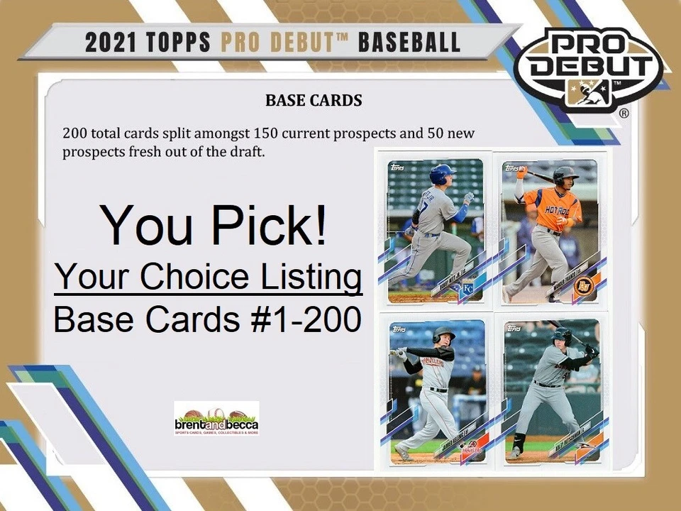 2021 Topps Pro Debut Base Card #1-200 YOU PICK, Your Choice, Complete Your Set  - Image 1 of 1